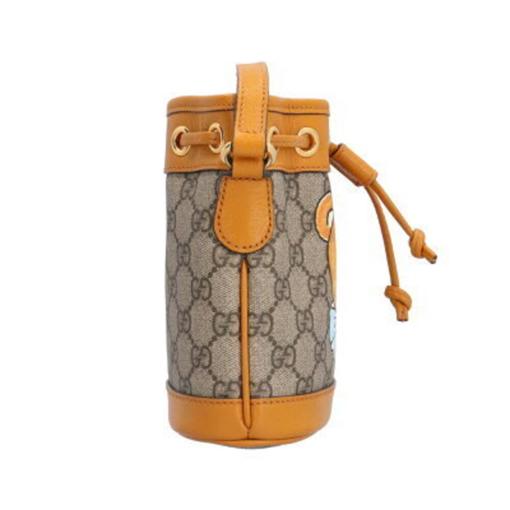 Gucci EXO KAI Collaboration GG Supreme Shoulder Bag Canvas Beige - Picture 4 of 7